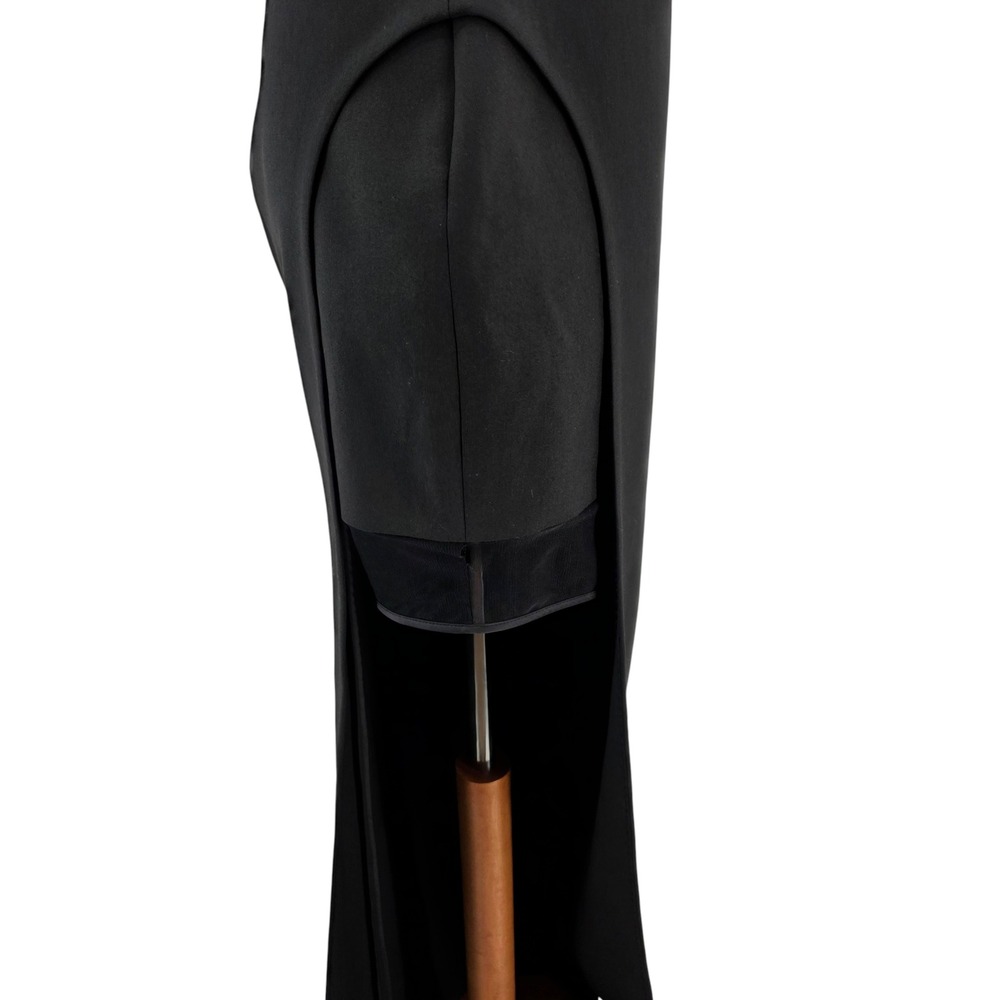 Elizabeth and James Womens 10 (runs small) Black Tegan High Slit Maxi Dress NWT - Picture 5 of 16